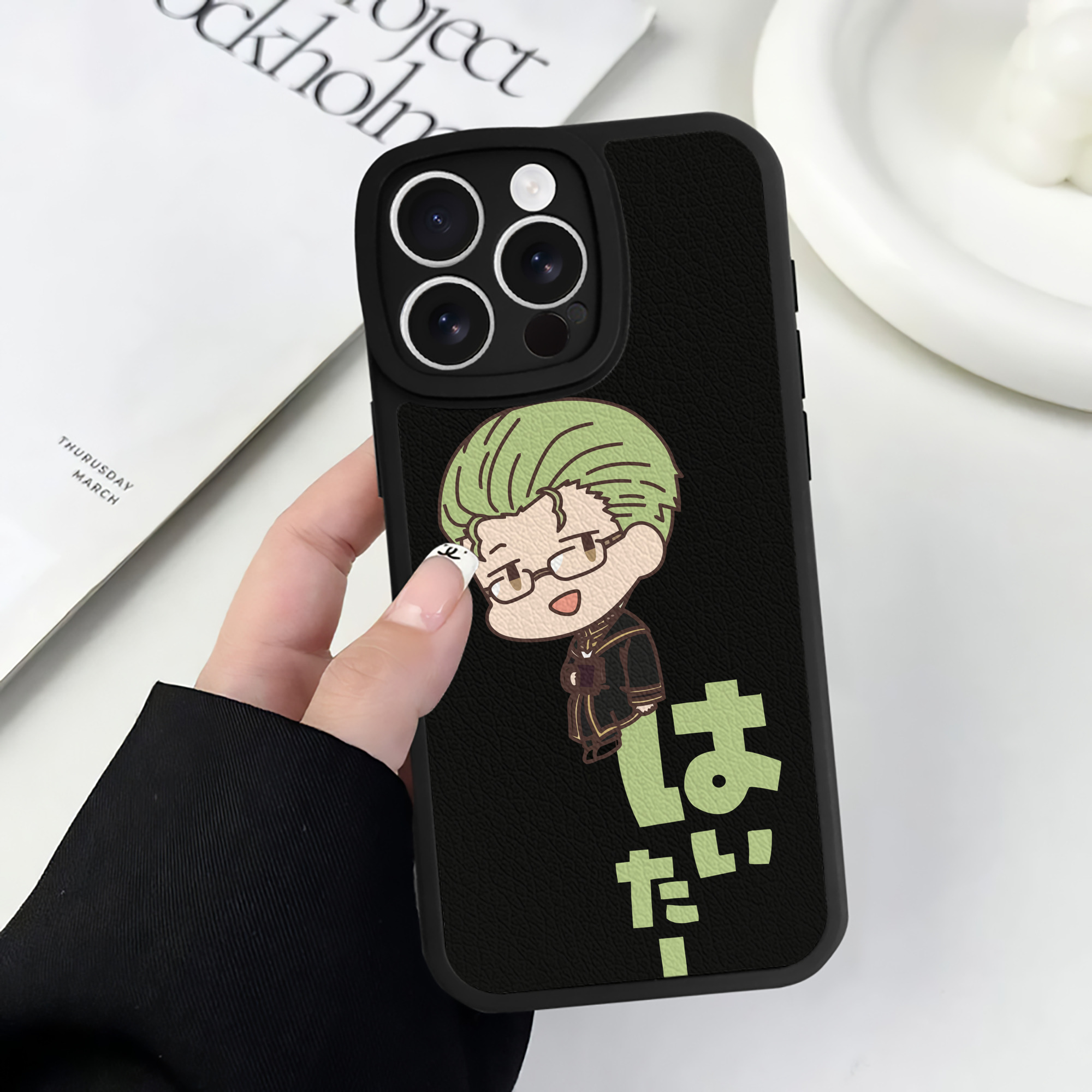 （画像用） 葬送のフリーレン Frieren 【iPhone 16シリーズ対応】シリコンスマホケース（レザー調） 材質：シリコン